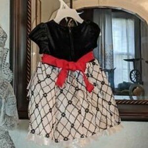 Bonnie Jean Christmas Holiday Flower Girl Dress Baby